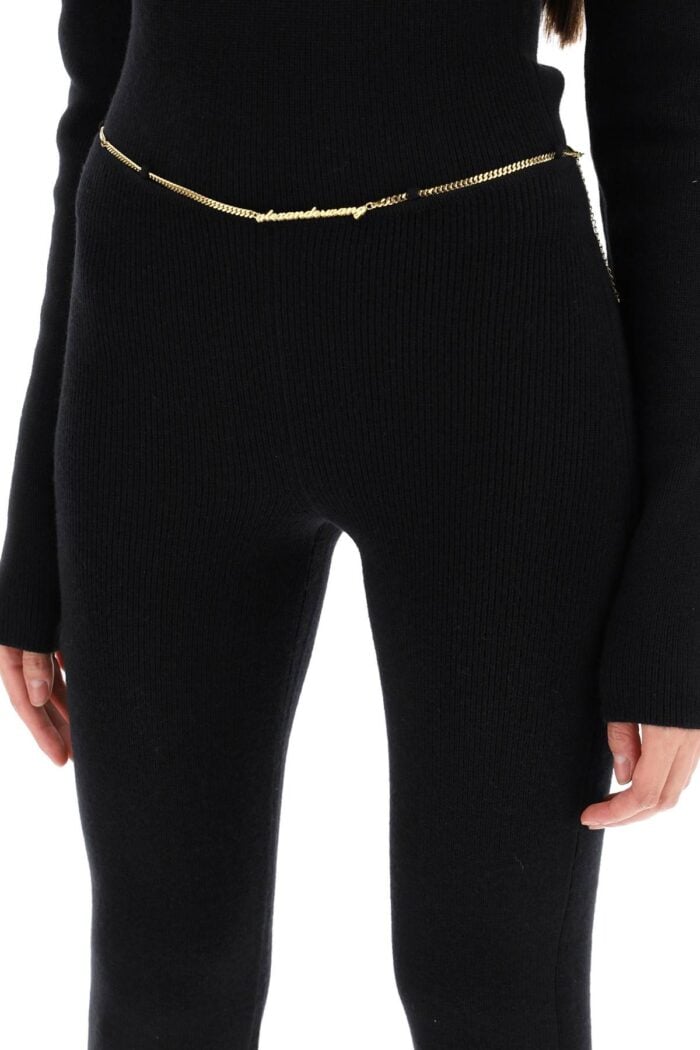 ALEXANDER WANG Knit Pants With Chain Detail