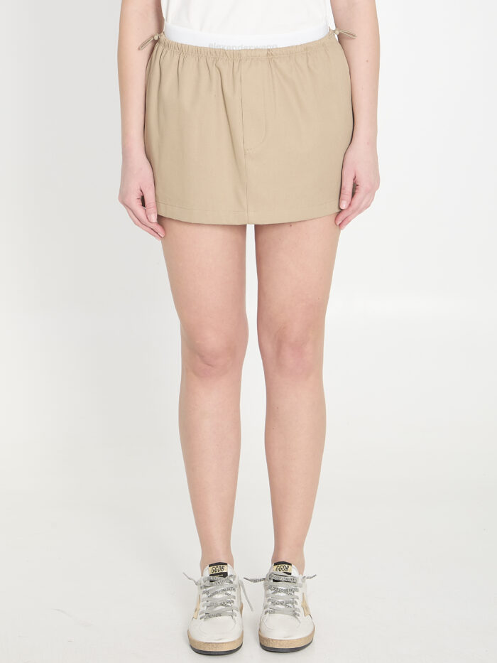 Alexander Wang Mid-rise mini skirt