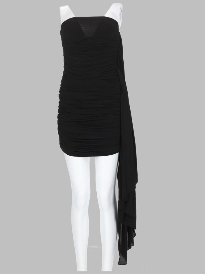 alexander wang mini abito drappeggiato Alexander Wang MINI ABITO DRAPPEGGIATO