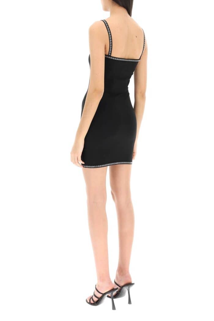 Alexander Wang Mini Dress With Crystal Trims