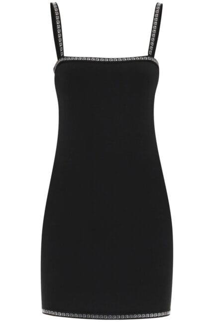 Alexander Wang Mini Dress With Crystal Trims