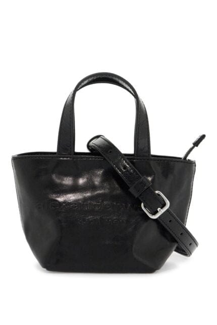 ALEXANDER WANG Mini Leather Tote Bag With Punch Detailing