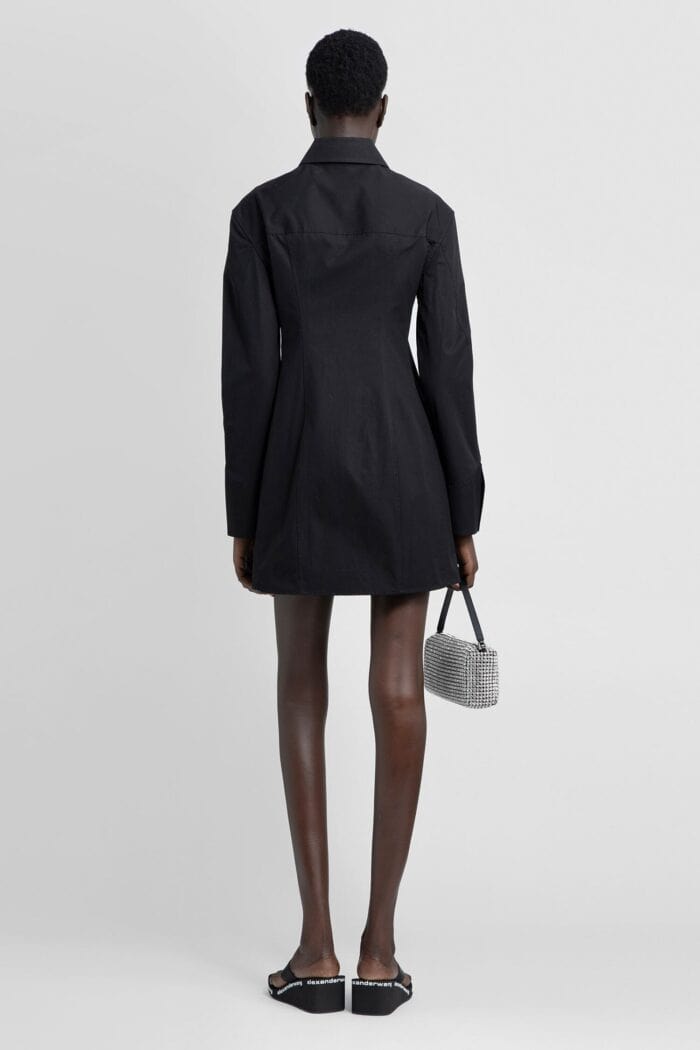 ALEXANDER WANG Mini Shirt Dress In Organic Cotton