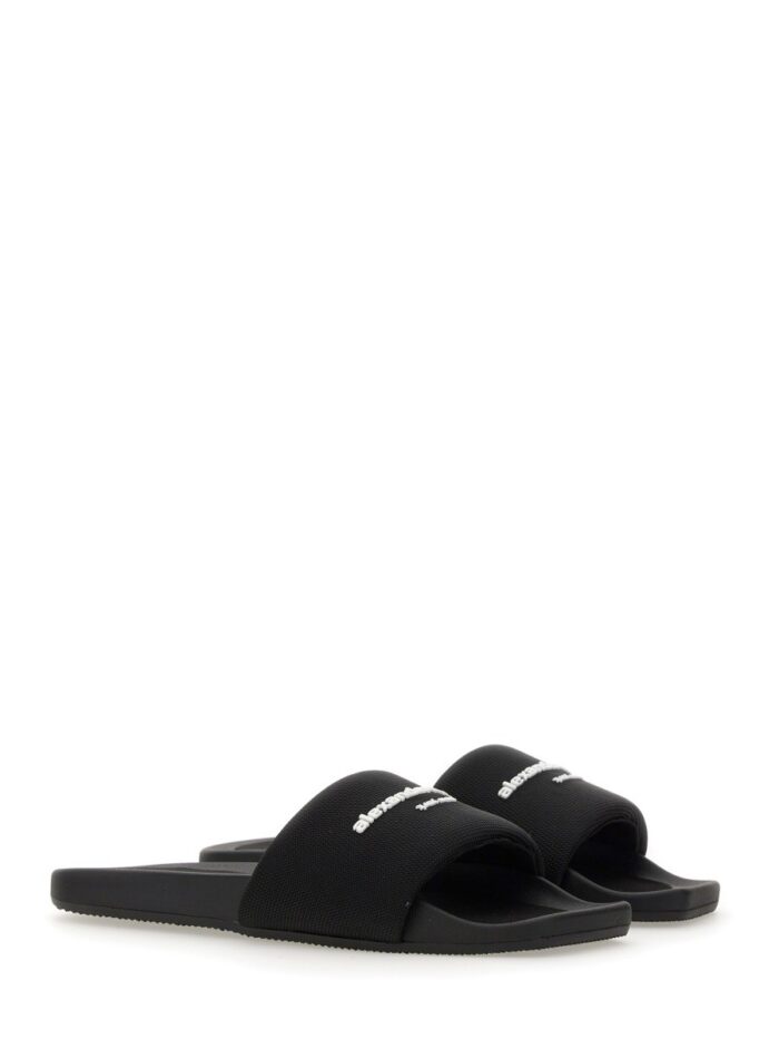 Alexander Wang NYLON "AW" SANDAL