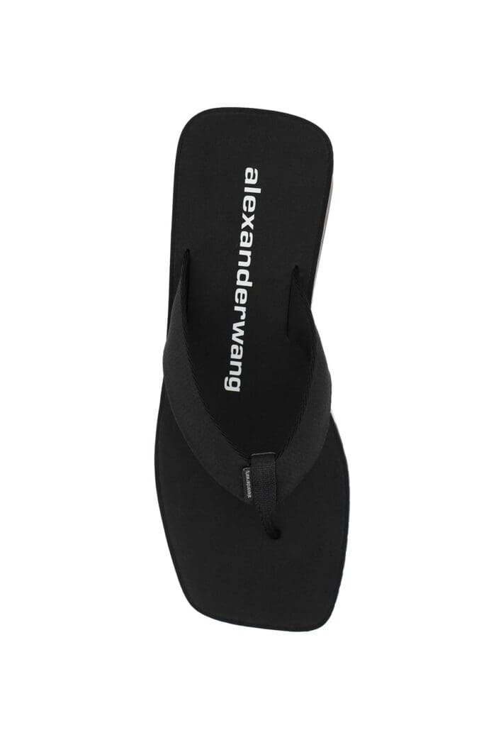 ALEXANDER WANG Nylon Wedge Flip Flops With