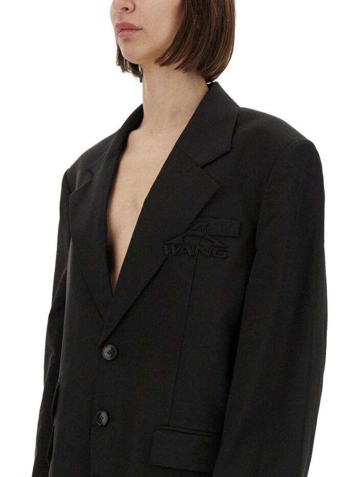 Alexander Wang OVERSIZED BLAZER WITH LOGO