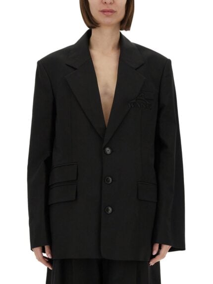 Alexander Wang OVERSIZED BLAZER WITH LOGO