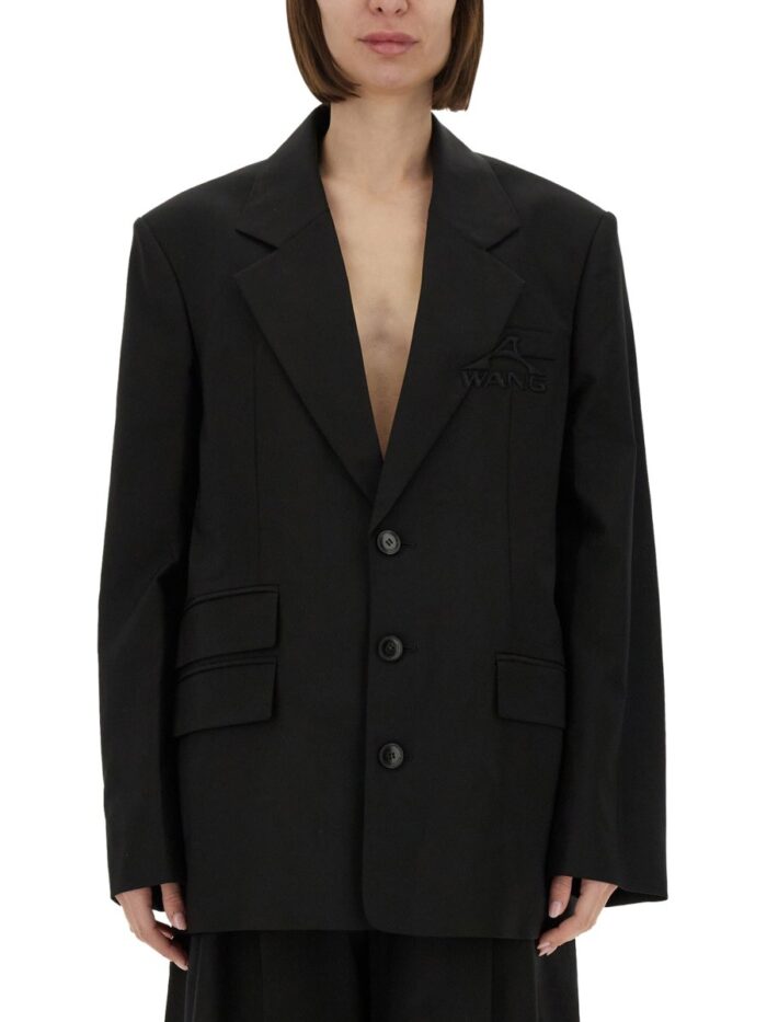 Alexander Wang OVERSIZED BLAZER WITH LOGO