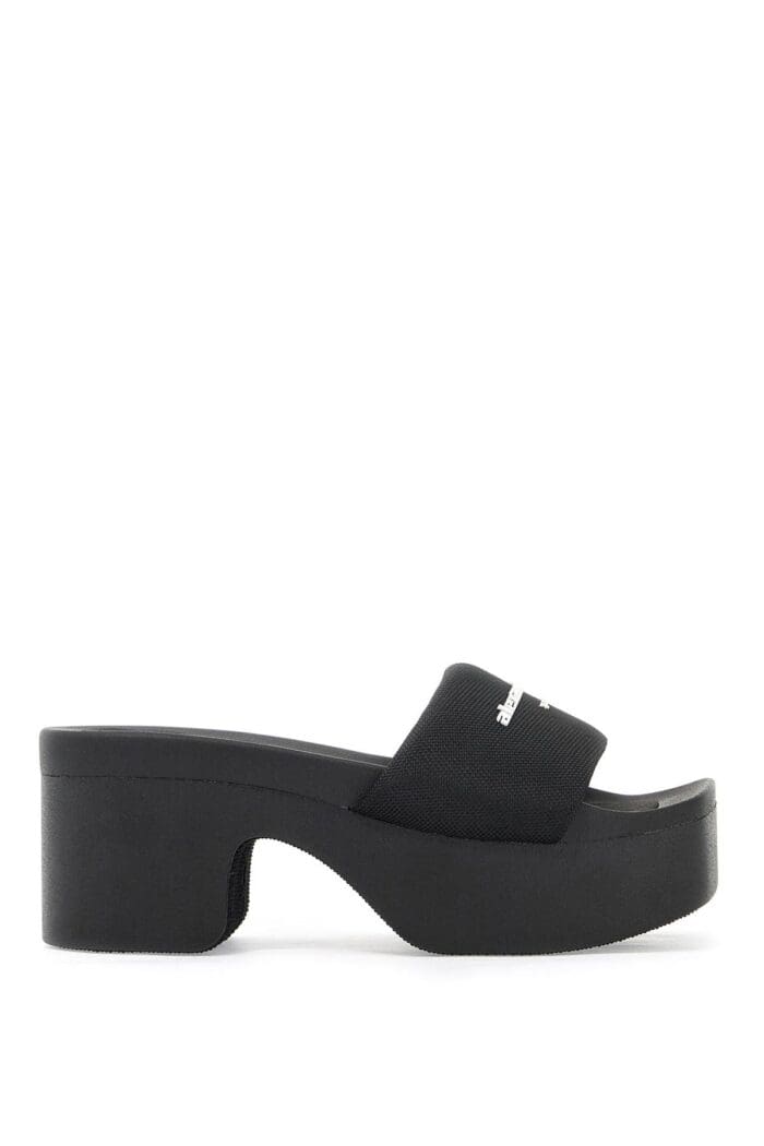 ALEXANDER WANG Platform Mules With Elevated