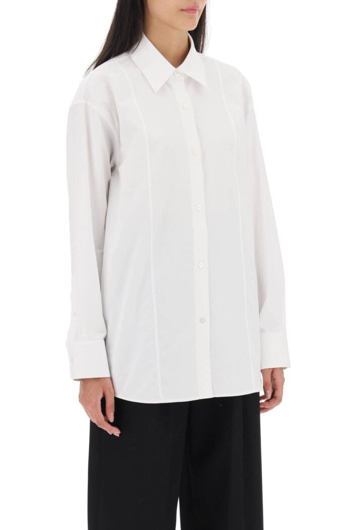 Alexander Wang Poplin Shirt With Rhinestones