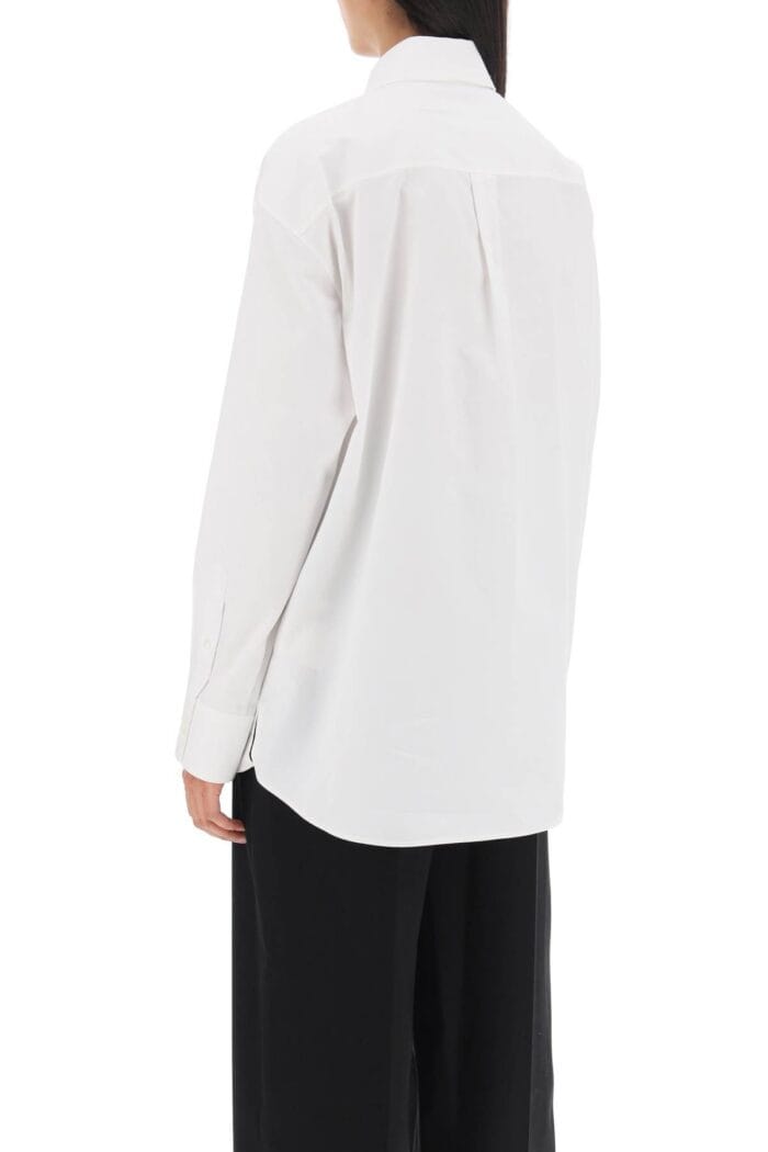 Alexander Wang Poplin Shirt With Rhinestones