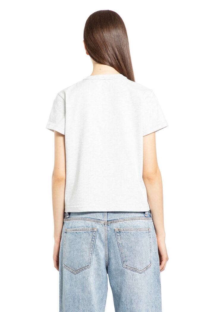 ALEXANDER WANG Puff Logo Shrunken Tee In Cotton Jersey