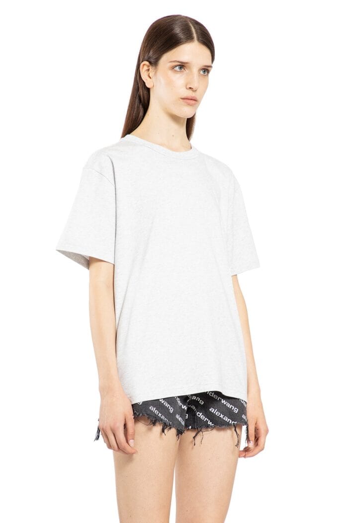 ALEXANDER WANG Puff Logo Tee In Cotton Jersey