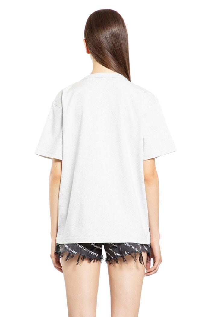 ALEXANDER WANG Puff Logo Tee In Cotton Jersey