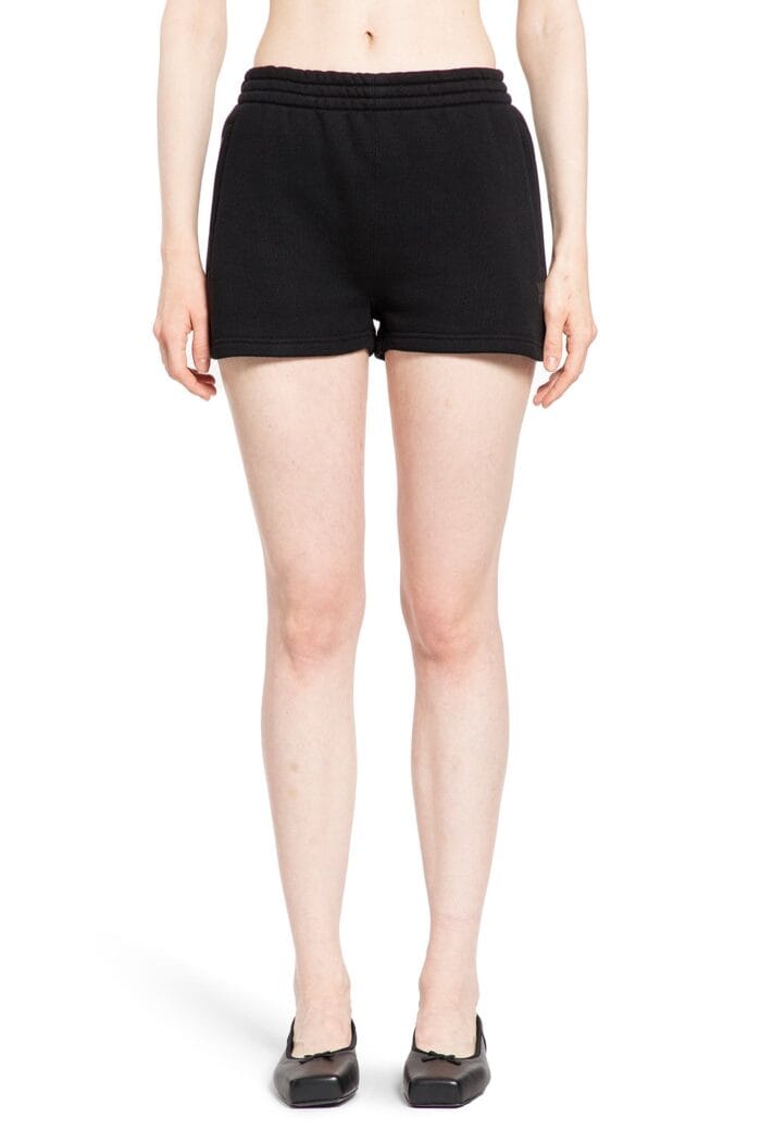 ALEXANDER WANG Puff Paint Sweatshorts In Structured Terry