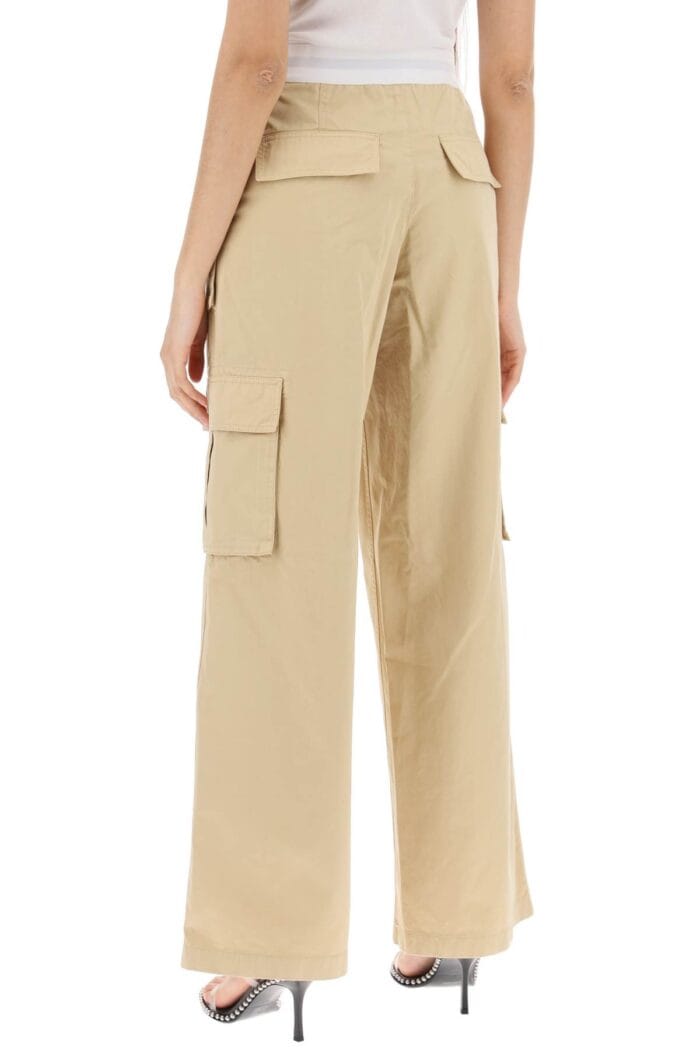 ALEXANDER WANG Rave Cargo Pants With Elastic Waistband