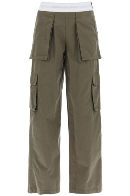 ALEXANDER WANG Rave Cargo Pants With Elastic Waistband