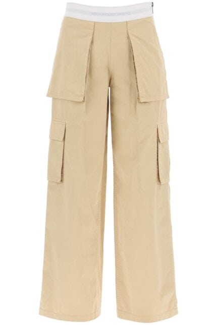 ALEXANDER WANG Rave Cargo Pants With Elastic Waistband