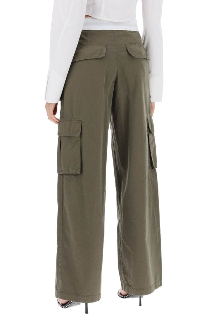 ALEXANDER WANG Rave Cargo Pants With Elastic Waistband