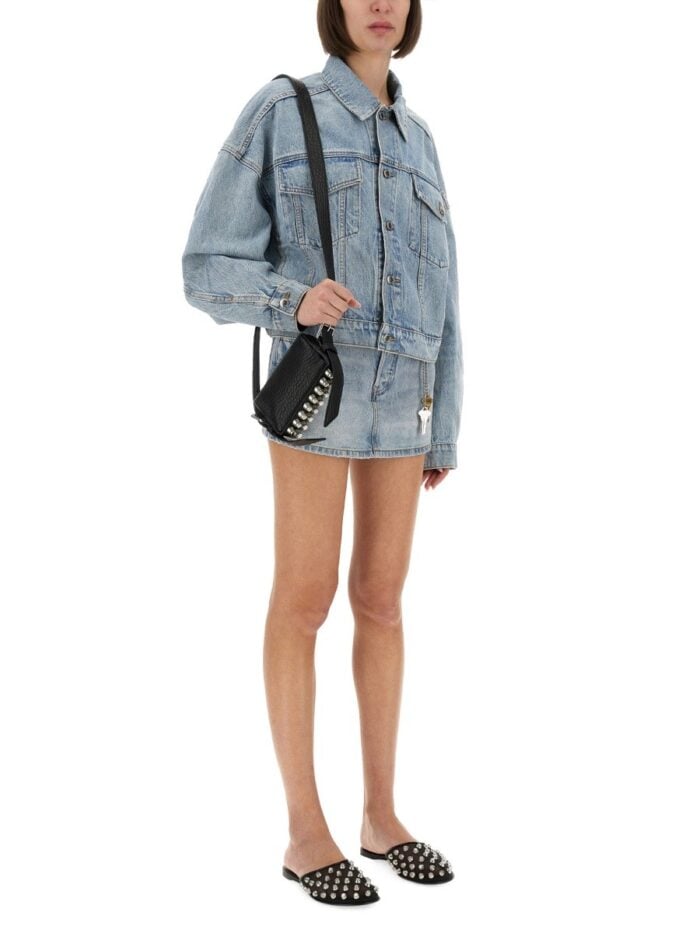 Alexander Wang REGENERATED DENIM SHORTS