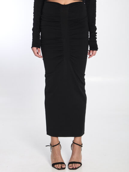Alexander Wang Ruched long skirt