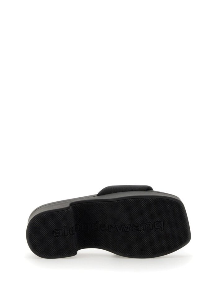 Alexander Wang SANDALO SLIDE PLATFORM CON LOGO