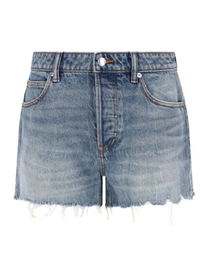 Alexander Wang SHORTS "BITE" WORN EFFECT