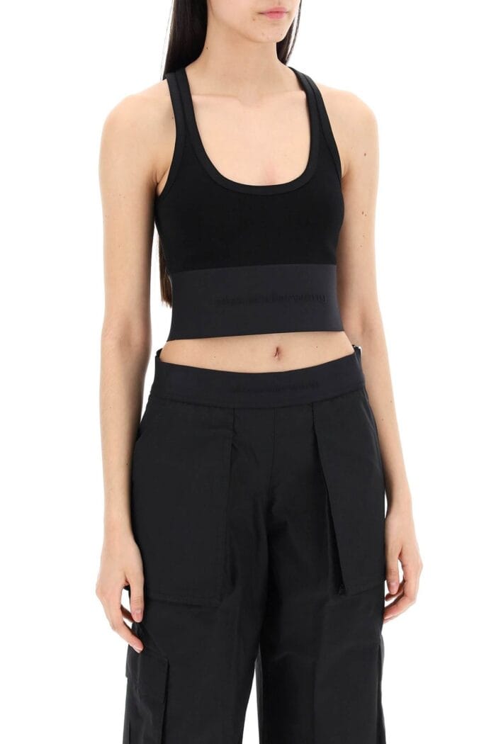 ALEXANDER WANG "sport Bra With Branded Band"