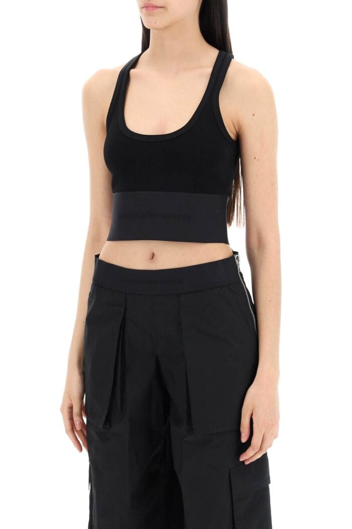 ALEXANDER WANG "sport Bra With Branded Band"