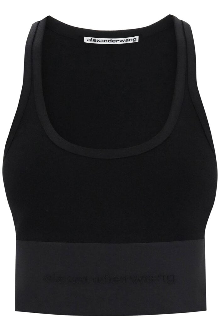 ALEXANDER WANG "sport Bra With Branded Band"