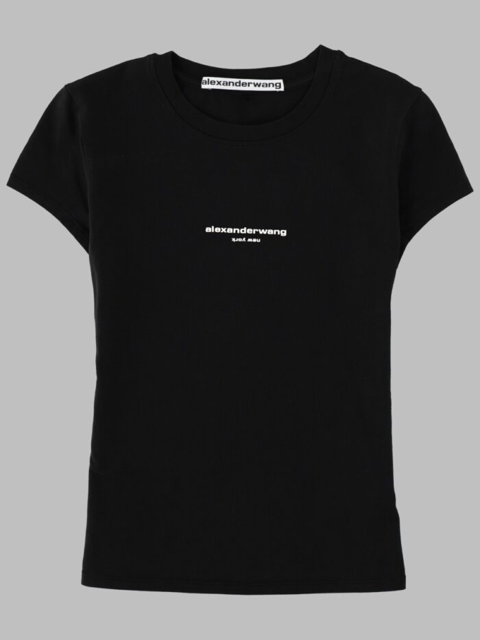 alexander wang t shirt slim fit con logo Alexander Wang T-SHIRT SLIM FIT CON LOGO