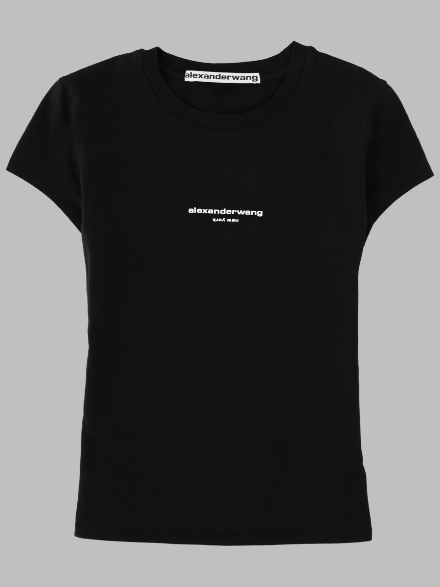Alexander Wang T-SHIRT SLIM FIT CON LOGO