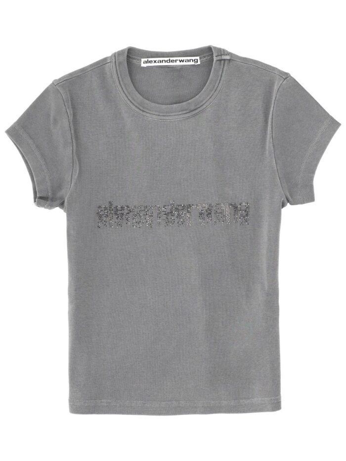 alexander wang t shirt with logo Alexander Wang T-SHIRT WITH LOGO