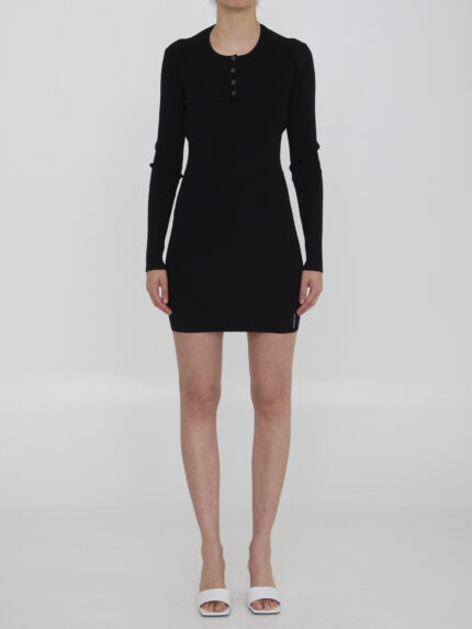 Alexander Wang Twin-set dress with cropped cardigan