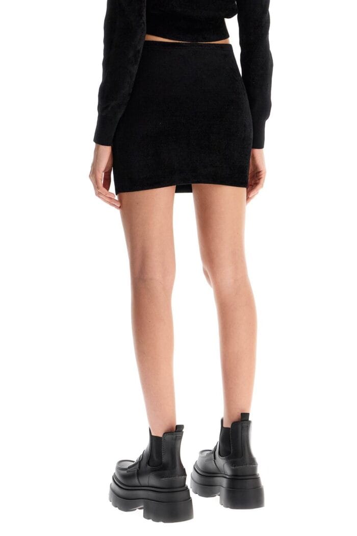 ALEXANDER WANG Velvet Mini Skirt