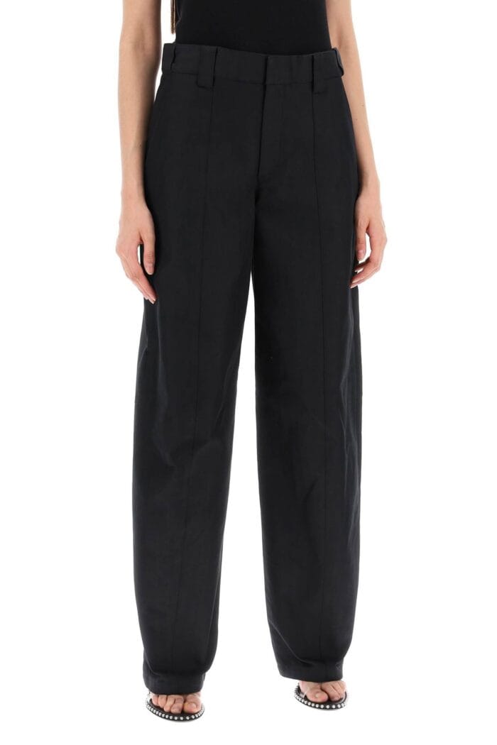 ALEXANDER WANG Wide Leg Chevron Patterned Pants