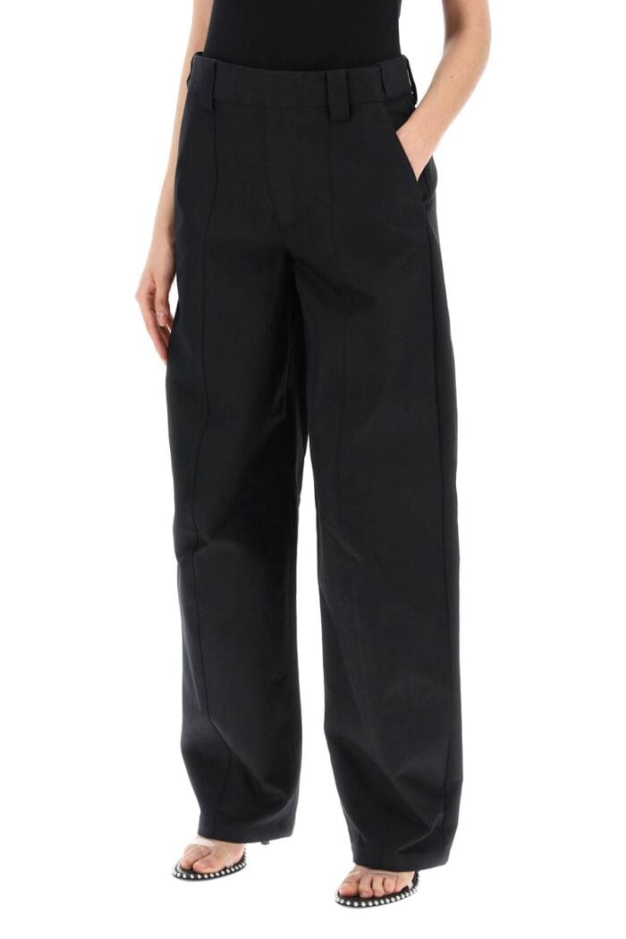 ALEXANDER WANG Wide Leg Chevron Patterned Pants