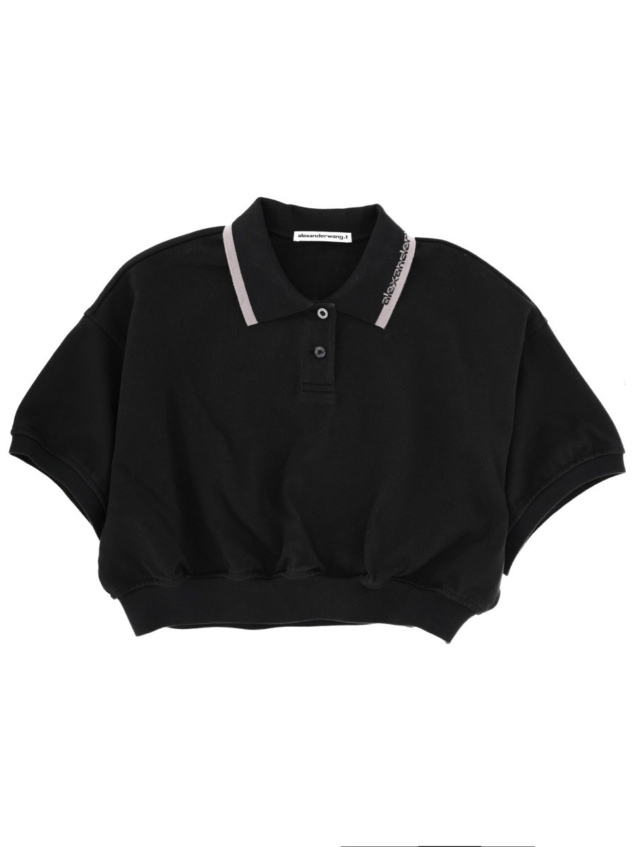 ALEXANDERWANG.T COTTON POLO.