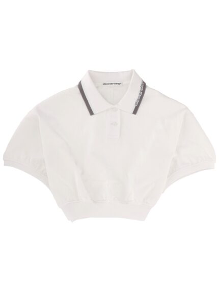ALEXANDERWANG.T COTTON POLO.