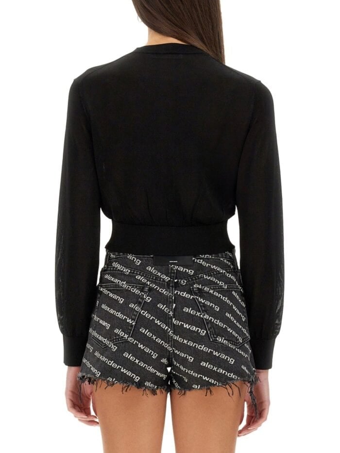 ALEXANDERWANG.T CROPPED CARDIGAN