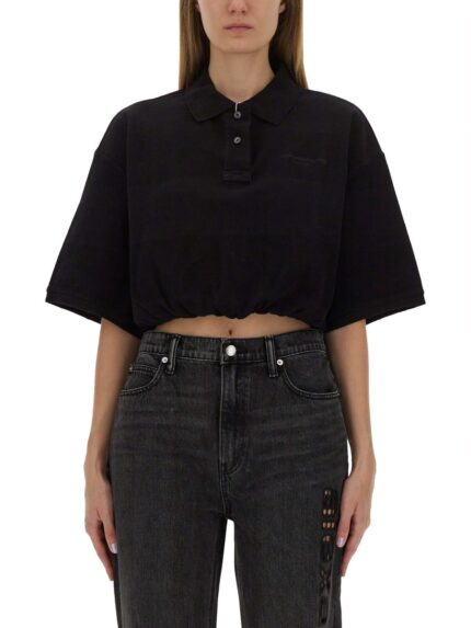 ALEXANDERWANG.T DECONSTRUCTED POLO