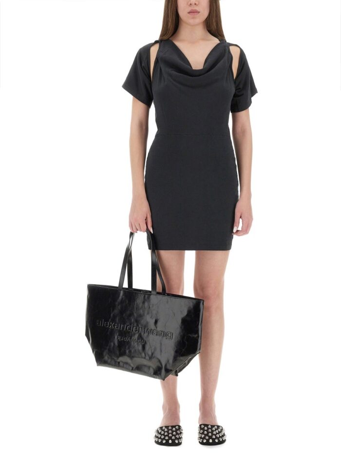 ALEXANDERWANG.T "DECONSTRUCTED" SHORT DRESS