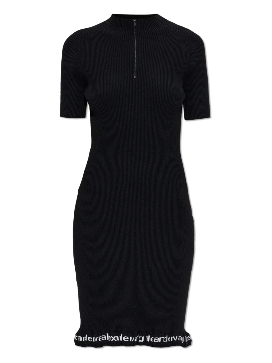 ALEXANDERWANG.T MIDI DRESS WITH LOGO