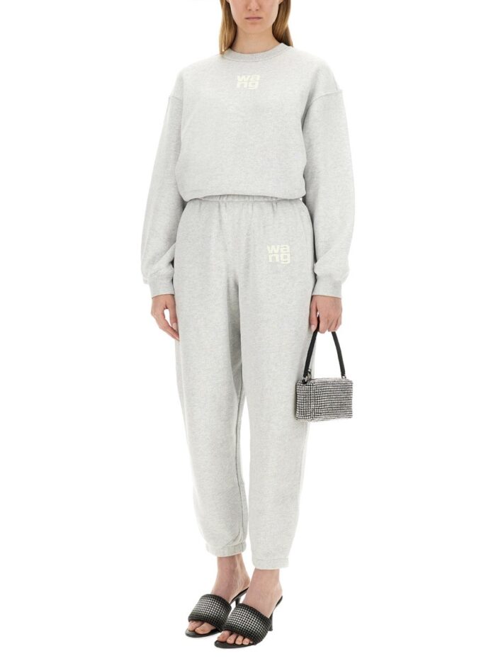ALEXANDERWANG.T SWEATSHIRT WITH LOGO