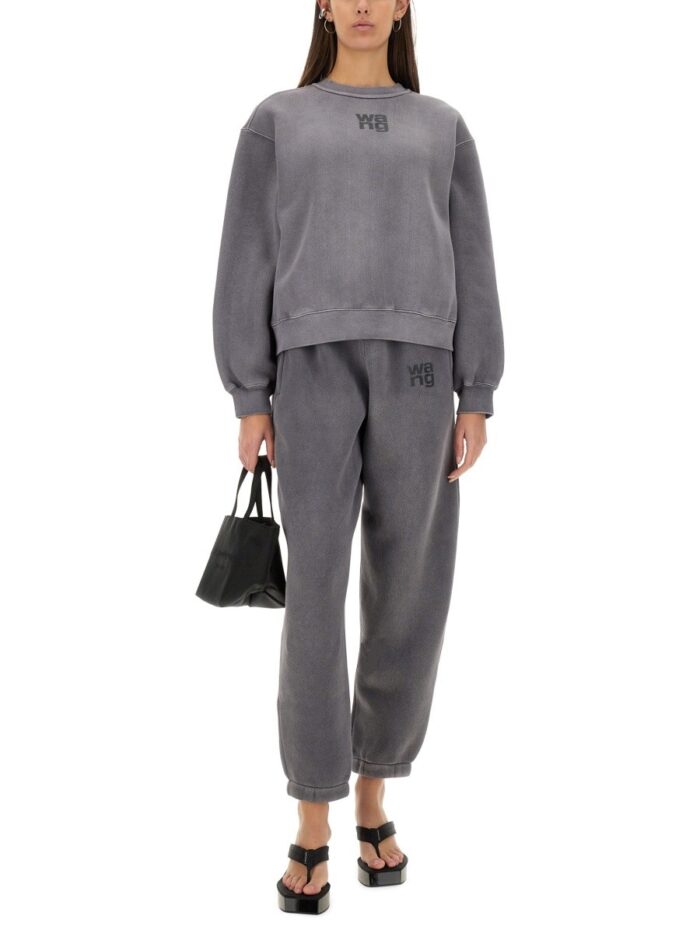 ALEXANDERWANG.T SWEATSHIRT WITH LOGO