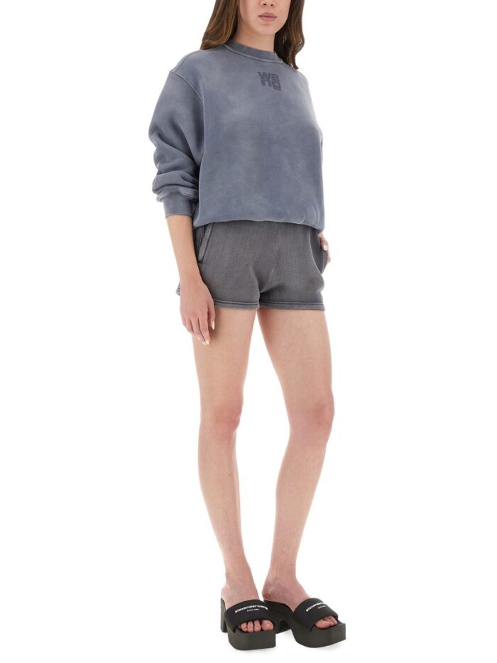ALEXANDERWANG.T SWEATSHIRT WITH LOGO