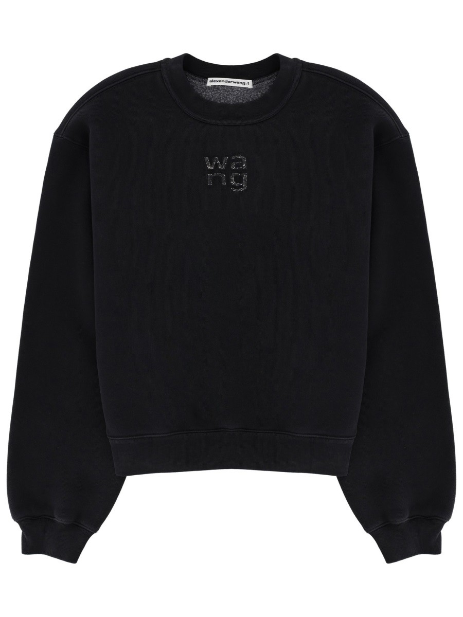 ALEXANDERWANG.T SWEATSHIRT WITH LOGO