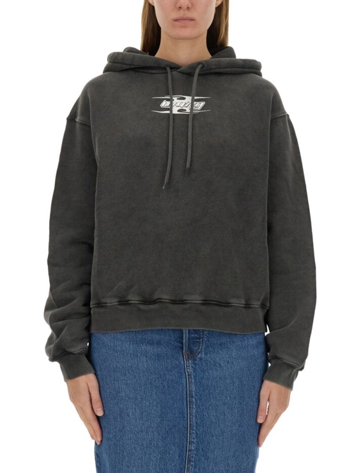 ALEXANDERWANG.T SWEATSHIRT WITH LOGO