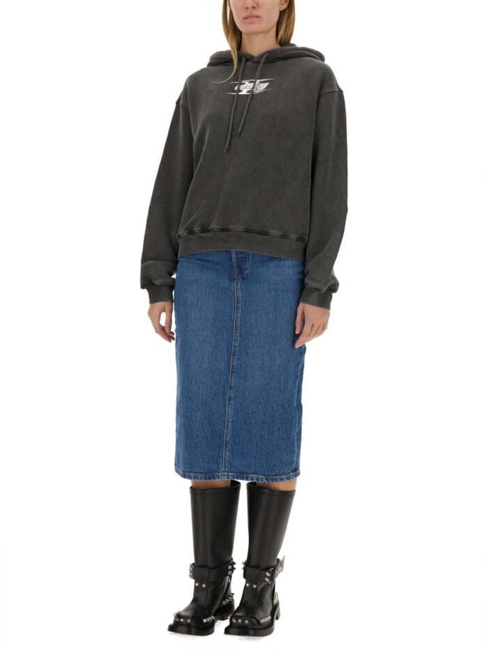 ALEXANDERWANG.T SWEATSHIRT WITH LOGO