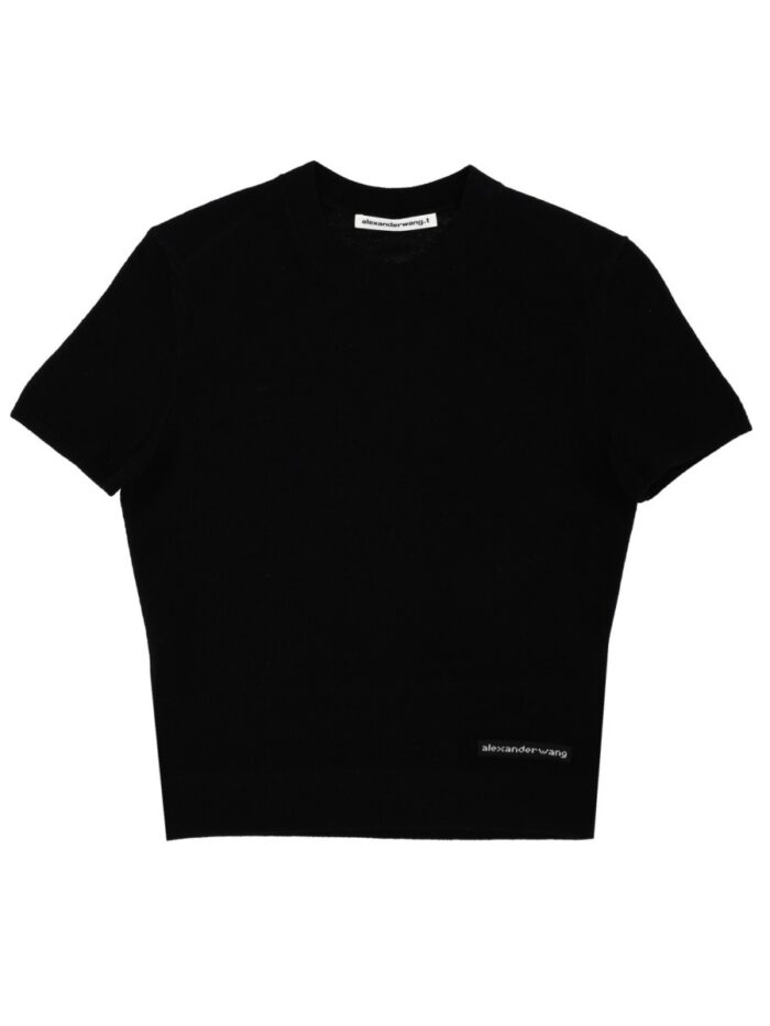 alexanderwang.t t shirt with logo ALEXANDERWANG.T T-SHIRT WITH LOGO